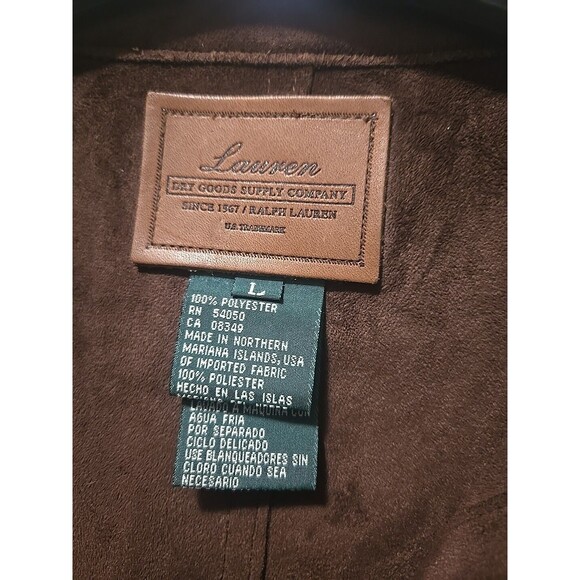 Brown Suede Women's Blazer - Picture 8 of 10